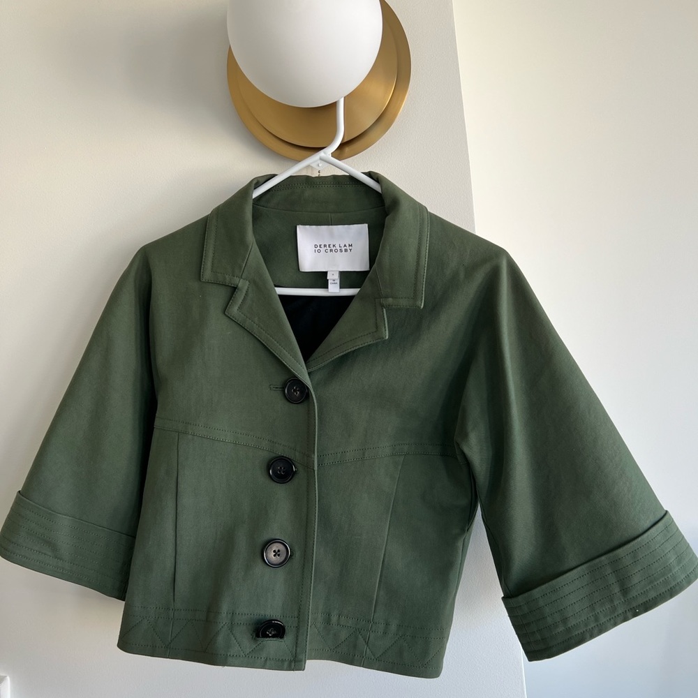 Derek Lam Structured Jacket W/ Oversized Buttons - image 1